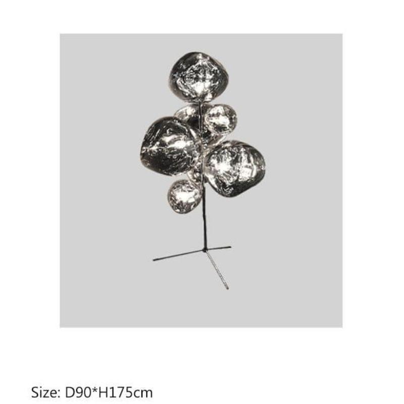 Shop 0 Silver / White light Gianno Floor Lamp Mademoiselle Home Decor