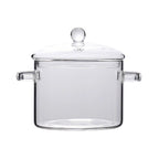 Shop 0 1200ml Heat Resistant Glass Non Stick Pan Pots With Lid For Soup Noodles Baby Food Kitchen Saucepan Ramen Cooker Grass Pot Cooking Best Mademoiselle Home Decor