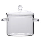 Shop 0 1800ml Heat Resistant Glass Non Stick Pan Pots With Lid For Soup Noodles Baby Food Kitchen Saucepan Ramen Cooker Grass Pot Cooking Best Mademoiselle Home Decor