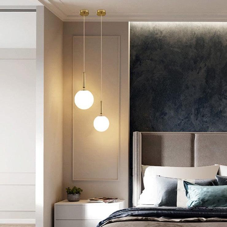 Shop 0 Modern Pendant Lamp Luxurious Gold Glass Ball Lampshade Hanging Lights Fixtures For Dining Room Bedroom Decoration Lighting Mademoiselle Home Decor