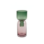 Shop 0 Slim Green Two Ways Flower Vase Home Decor Living Room Decoration Glass Vase Christmas Gift Plant Pots Nordic Vases Succulent Planter Mademoiselle Home Decor