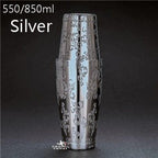 Shop 0 B 550ml/850ml Engraving Stainless Steel Cocktail Boston Bar Shaker Bar Tools Mademoiselle Home Decor