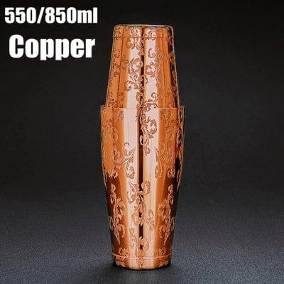 Shop 0 H 550ml/850ml Engraving Stainless Steel Cocktail Boston Bar Shaker Bar Tools Mademoiselle Home Decor