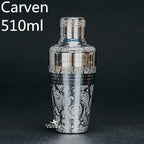 Shop 0 G 550ml/850ml Engraving Stainless Steel Cocktail Boston Bar Shaker Bar Tools Mademoiselle Home Decor