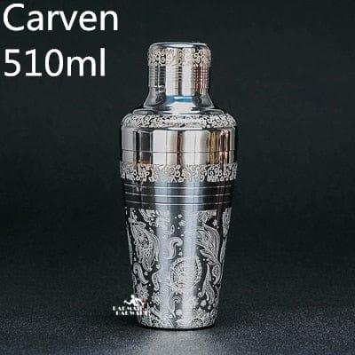Shop 0 G 550ml/850ml Engraving Stainless Steel Cocktail Boston Bar Shaker Bar Tools Mademoiselle Home Decor