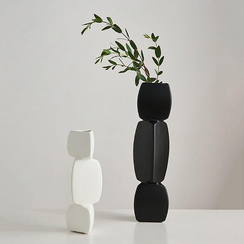 Shop 0 Modern minimalist vase decoration home Flower Arrangement Living Room Flowerpot Nordic minimalist decor black vase Art Ornaments Mademoiselle Home Decor