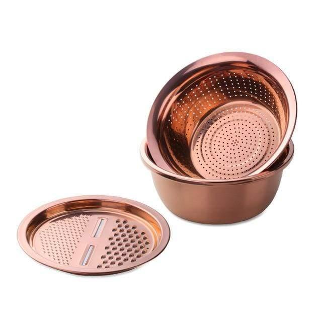 Shop Rose Gold Kito Multipurpose Strainer Mademoiselle Home Decor