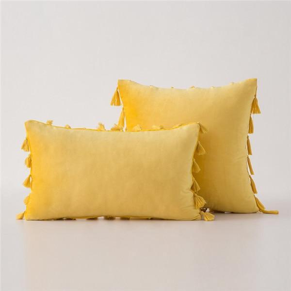 Shop 40507 1 piece 45x45cm / yelow Kyra Cushion Cover Mademoiselle Home Decor