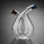 Shop 0 Double Layer Sauce Oil Bottle 2 In 1 Vinegar Glass Bottle Condiment Seasoning Sealed Kitchen Storage Bottles Jars Mademoiselle Home Decor