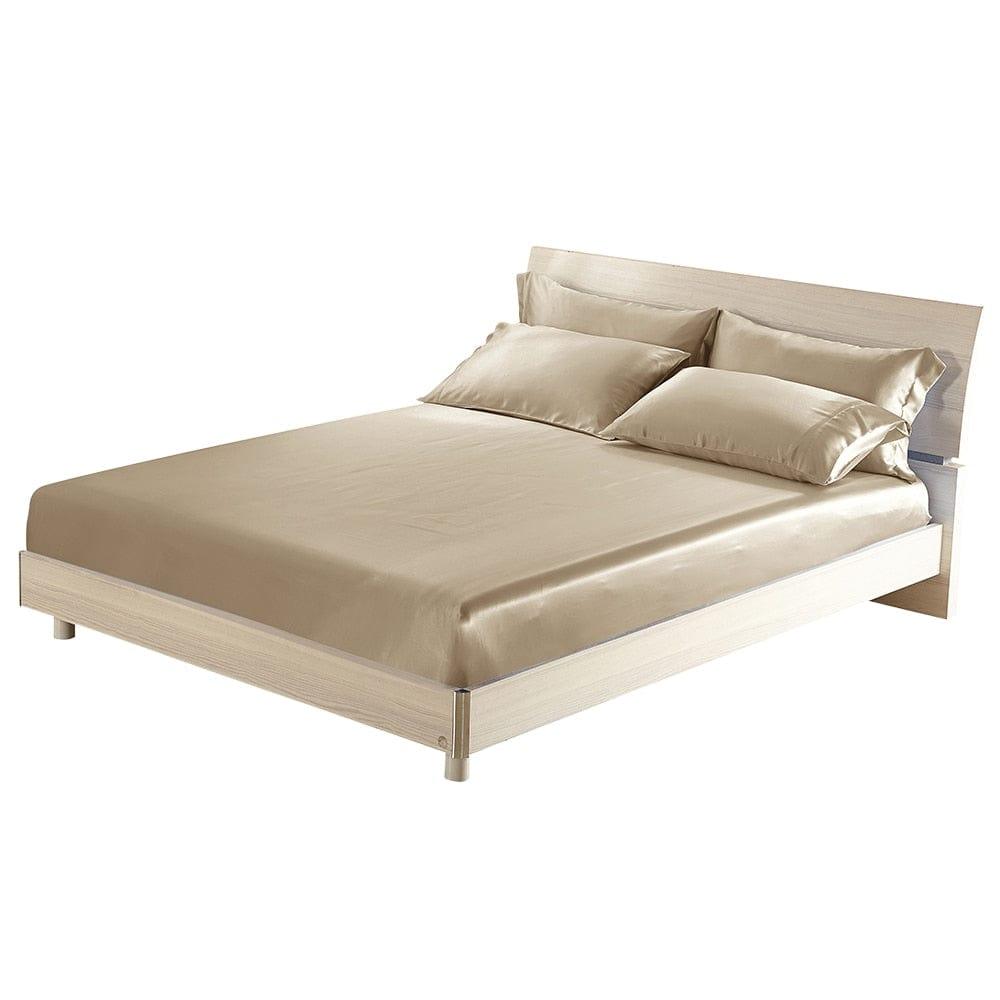 Shop 0 Champagne / 90x200cm deep 25cm Lilibeth Fitted Sheet Mademoiselle Home Decor