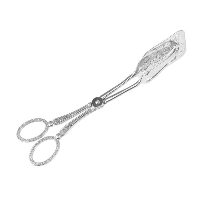 Shop 0 d Food Tong Gold-plated Snack Cake Clip Salad Bread Pastry Clamp Baking Barbecue Tool Fruit Salad Cake Clip Kitchen Utensils Mademoiselle Home Decor