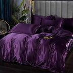 Shop 0 Eggplant / Twin Size 3pcs Lyla Bedding Mademoiselle Home Decor