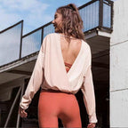 Shop 0 2022 New Sports T-shirt Yoga Women's Vest Running Dance Quick-drying Long Sleeve Fitness Halter Top Female Blouse Gym Clothing Mademoiselle Home Decor