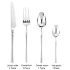 Shop 100003310 Silver 4 Piece Set Madre Cutlery Set Mademoiselle Home Decor