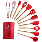 Shop Eating & Kitchen Utensils Red Malene Set Mademoiselle Home Decor