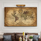 Shop 1704 Map Of The World Decor Mademoiselle Home Decor