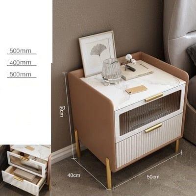 Shop 0 orange A / 50cm Marcia Bedside Table Mademoiselle Home Decor