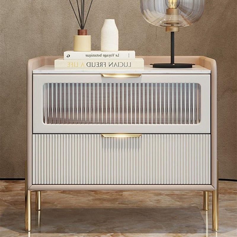 Shop 0 Smart Bedside Table Wireless Charging Creative End Table Multi-Functional 3 Color Light Nightstands Nordic Style Bedroom Cabinet Mademoiselle Home Decor