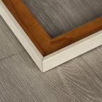 Shop 0 white brown / Inner Size 20x20cm Diy Outer Frame For Oil Painting By Numbers Wood Frame For Diamond Painting Mosaic Thick Wood Photo Frame Wall Art Home Decor Mademoiselle Home Decor