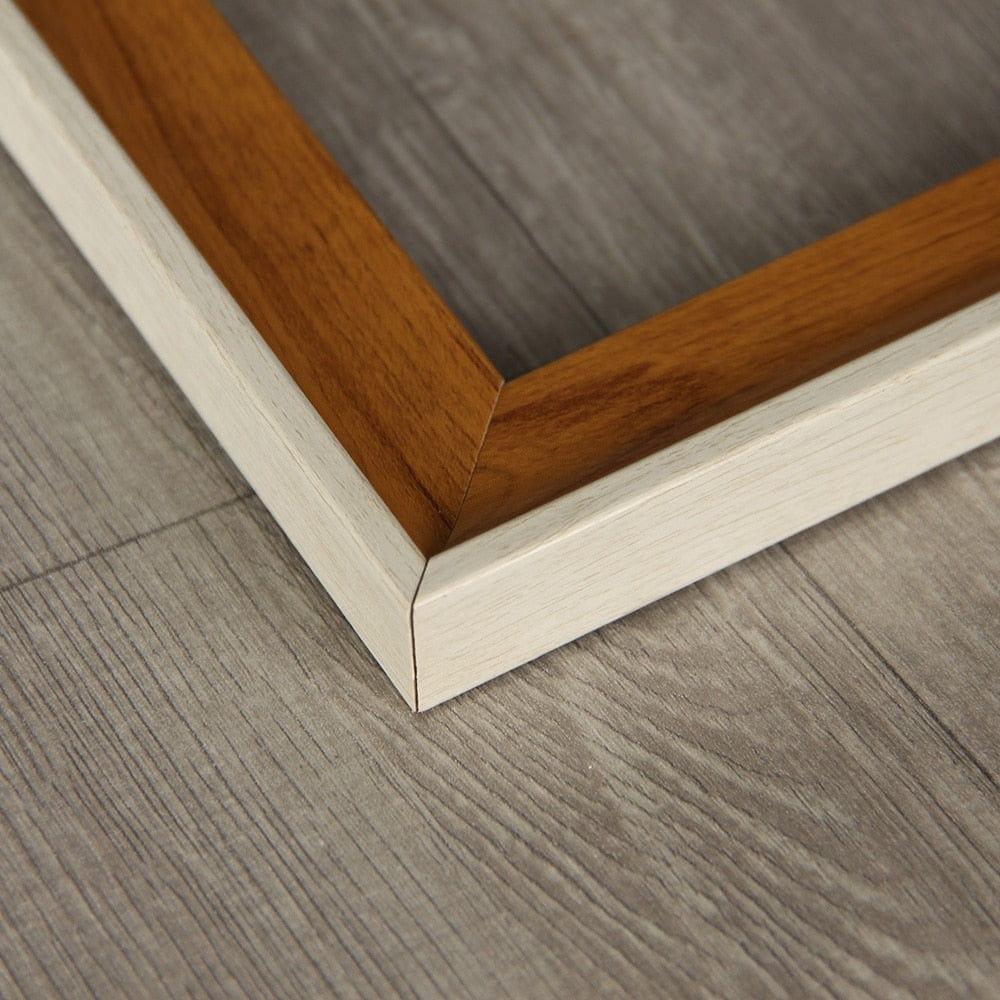 Shop 0 white brown / Inner Size 20x20cm Diy Outer Frame For Oil Painting By Numbers Wood Frame For Diamond Painting Mosaic Thick Wood Photo Frame Wall Art Home Decor Mademoiselle Home Decor