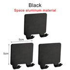 Shop 0 Type A Black 3 PCS / China 1/2/3PCS Punch Free Shaving Razor Holder Men Shaving Shaver Storage Hook Wall Shelf Bathroom Razor Rack Wall Kitchen Accessories Mademoiselle Home Decor