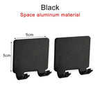 Shop 0 Type A Black 2 PCS / China 1/2/3PCS Punch Free Shaving Razor Holder Men Shaving Shaver Storage Hook Wall Shelf Bathroom Razor Rack Wall Kitchen Accessories Mademoiselle Home Decor