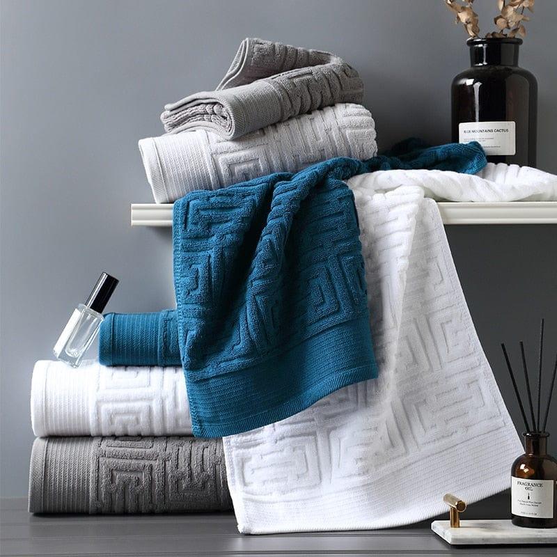 Shop 0 2Pieces/Lot Thick 100%Cotton Men Women Face Towel Luxury Water Absorbent Beach Towels Mademoiselle Home Decor