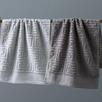 Shop 0 Gray and Dark Gray / 150g 35x75cm / China|2pcs 2Pieces/Lot Thick 100%Cotton Men Women Face Towel Luxury Water Absorbent Beach Towels Mademoiselle Home Decor