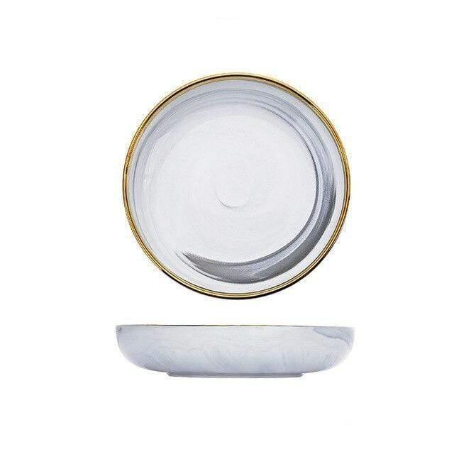 Shop 7.5 Inch Deep Plate Martina Dining Set Mademoiselle Home Decor