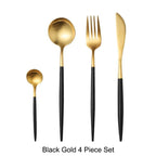 Shop 100003310 Black Gold Masette Cutlery Stet Mademoiselle Home Decor