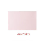Shop 0 Pink Rectangular Table Mat PU Leather Placemat  Waterproof Greaseproof  Pad Kitchen for Dining Anti-Scalding Insulation Mademoiselle Home Decor