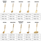 Shop 0 1-10PCS Stainless Steel CookwarLong Handle Set Gold Cooking Utensils Scoop Spoon Turner Ladle Cooking Tools Kitchen Utensils Set Mademoiselle Home Decor