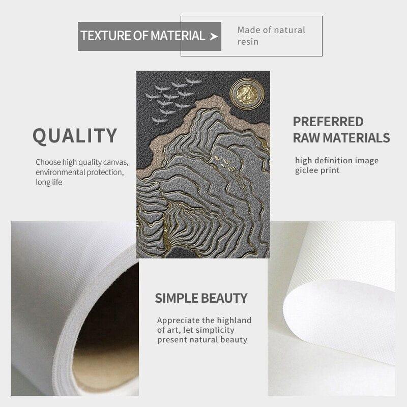 Shop 0 Abstract Gold Luxury Posters Canvas Painting Home Decor Wall Art Retro Print Vintage Minimalist Picture for Living Room Decor Mademoiselle Home Decor