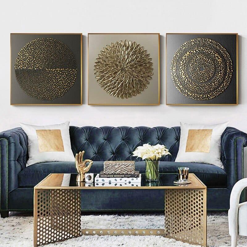 Shop 0 Abstract Gold Luxury Posters Canvas Painting Home Decor Wall Art Retro Print Vintage Minimalist Picture for Living Room Decor Mademoiselle Home Decor