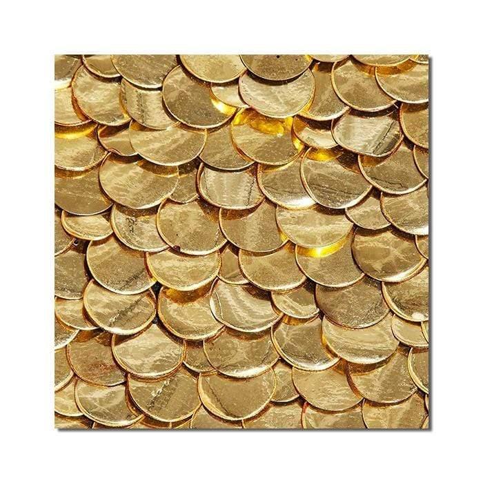 Shop 0 20x20cm No Frame / B Golden Feather Leaf Abstract Wall Art Canvas Painting Nordic Poster Print Marble Coin Home Decor Modern Living Room Pictures Mademoiselle Home Decor