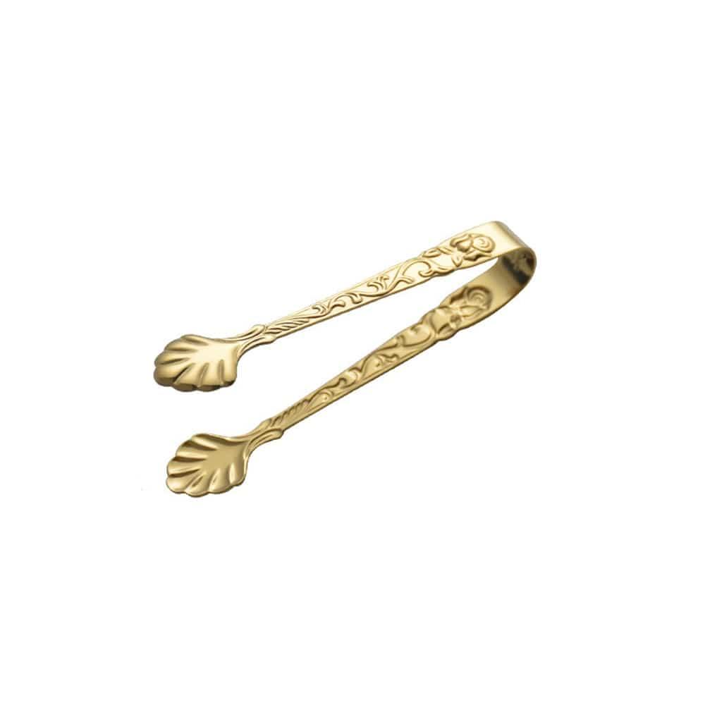 Shop 0 gold 1PC Stainless Steel Ice Cube Clips Sugar Tongs Foods BBQ Clips Ice Clamp Tool Bar Kitchen Serving Tong Kitchen Accessories Mademoiselle Home Decor