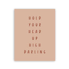 Shop 1704 13 x 18 cm / Head High Millie Canvases Mademoiselle Home Decor