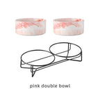 Shop 200003781 Pink double / 400ML Minzo Pet Bowl Mademoiselle Home Decor
