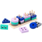 Shop 0 Montessori Building Blocks Puzzle Toy Mademoiselle Home Decor