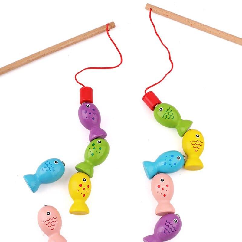 Shop 0 Magnetic Fishing Game Marine Life Cognition Color Number Wooden Toys for Children Montessori Early Educational Parent-child Game Mademoiselle Home Decor