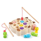 Shop 0 Magnetic Fishing Game Marine Life Cognition Color Number Wooden Toys for Children Montessori Early Educational Parent-child Game Mademoiselle Home Decor