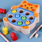 Shop 0 Magnetic Fishing Game Marine Life Cognition Color Number Wooden Toys for Children Montessori Early Educational Parent-child Game Mademoiselle Home Decor