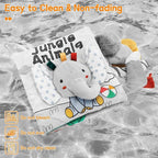 Shop 0 Soft Baby Books 3D Touch Feel High Contrast Cloth Book Sensory Early Learning Stroller Toys for Infant Toddler Gifts 0-12 Months Mademoiselle Home Decor