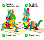 Shop 0 Montessori Wooden Animals Puzzle Mademoiselle Home Decor