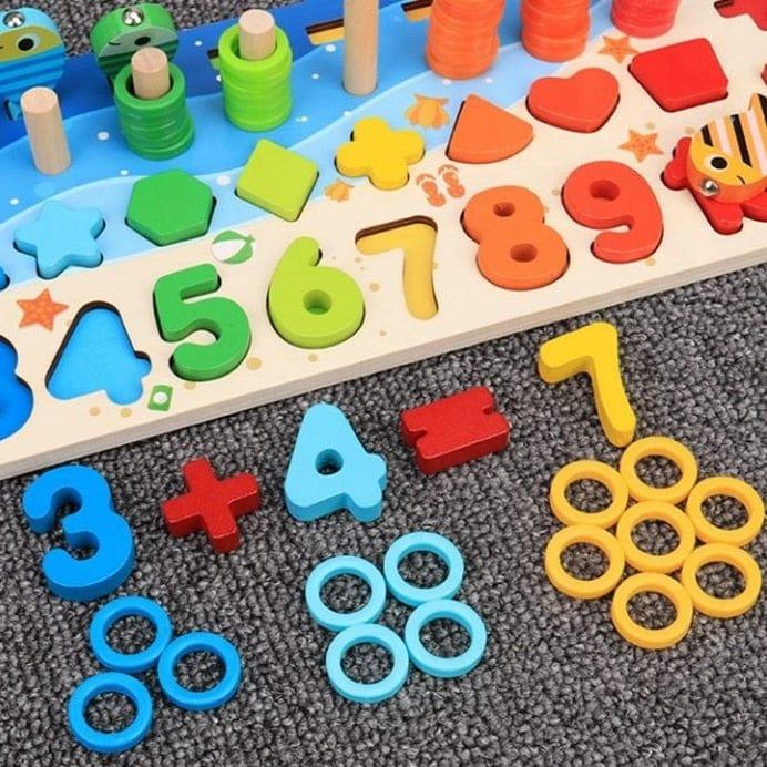Shop 0 Montessori Wooden Numbers Toy Mademoiselle Home Decor