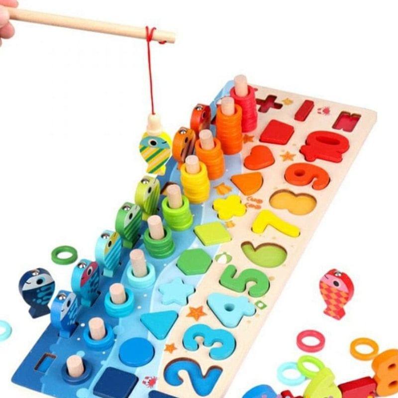 Shop 0 Montessori Wooden Numbers Toy Mademoiselle Home Decor