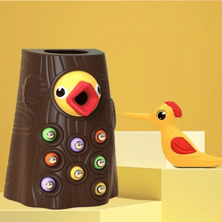 Shop 0 Montessori Woodpecker Learning Toy Mademoiselle Home Decor