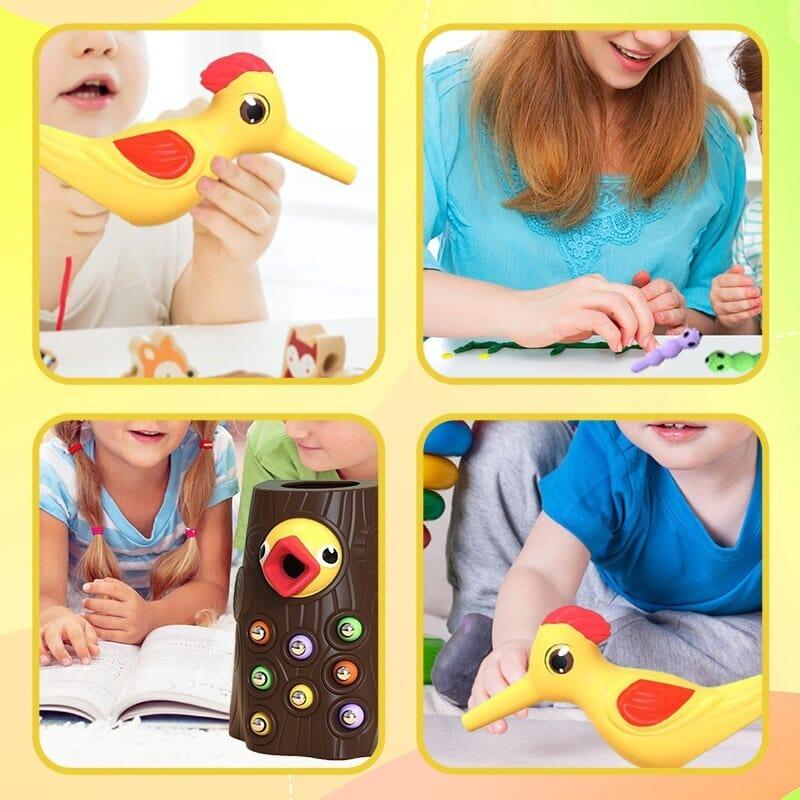 Shop 0 Montessori Woodpecker Learning Toy Mademoiselle Home Decor