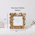 Shop 0 4X4inch 1 Creative Retro Golden Picture Frame American Ginkgo Leaf Suitable for Decorative Painting 4 Inch 6 Inch Photo Frame Mademoiselle Home Decor