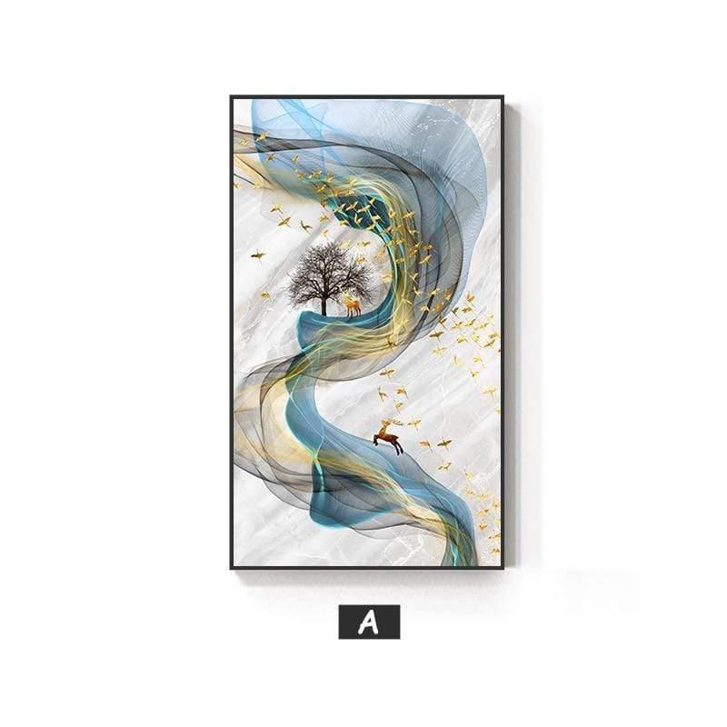 Shop 1704 30x53cm no frame / A Mystical Canvas Mademoiselle Home Decor